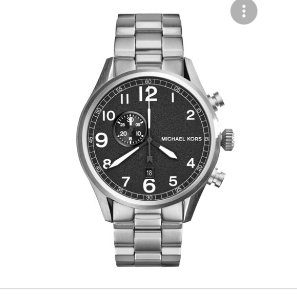 Michael Kors Other - Michael Kors Mens Hanger Silver Tone Watch
